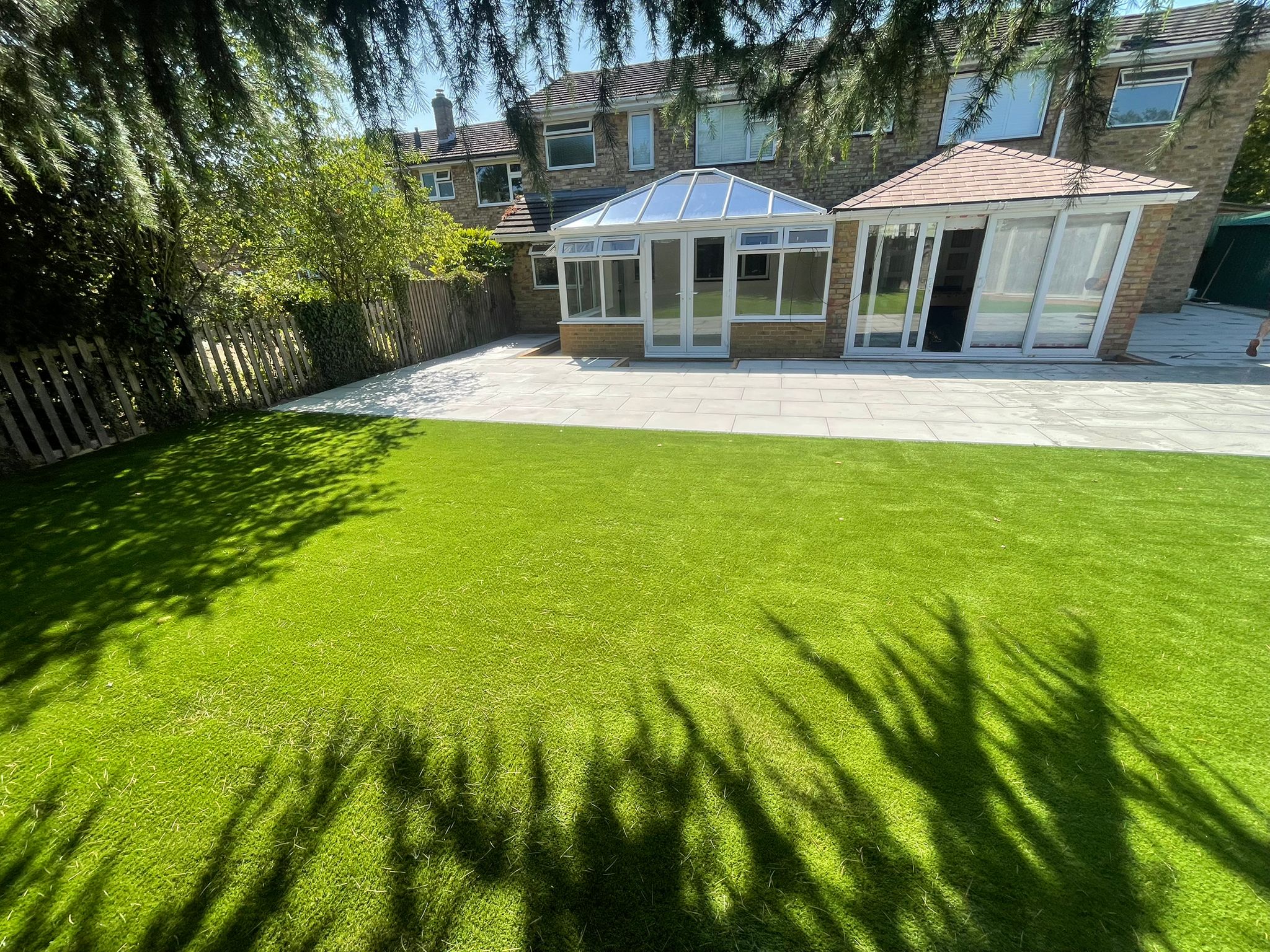 Lawn, patio & garden makeover